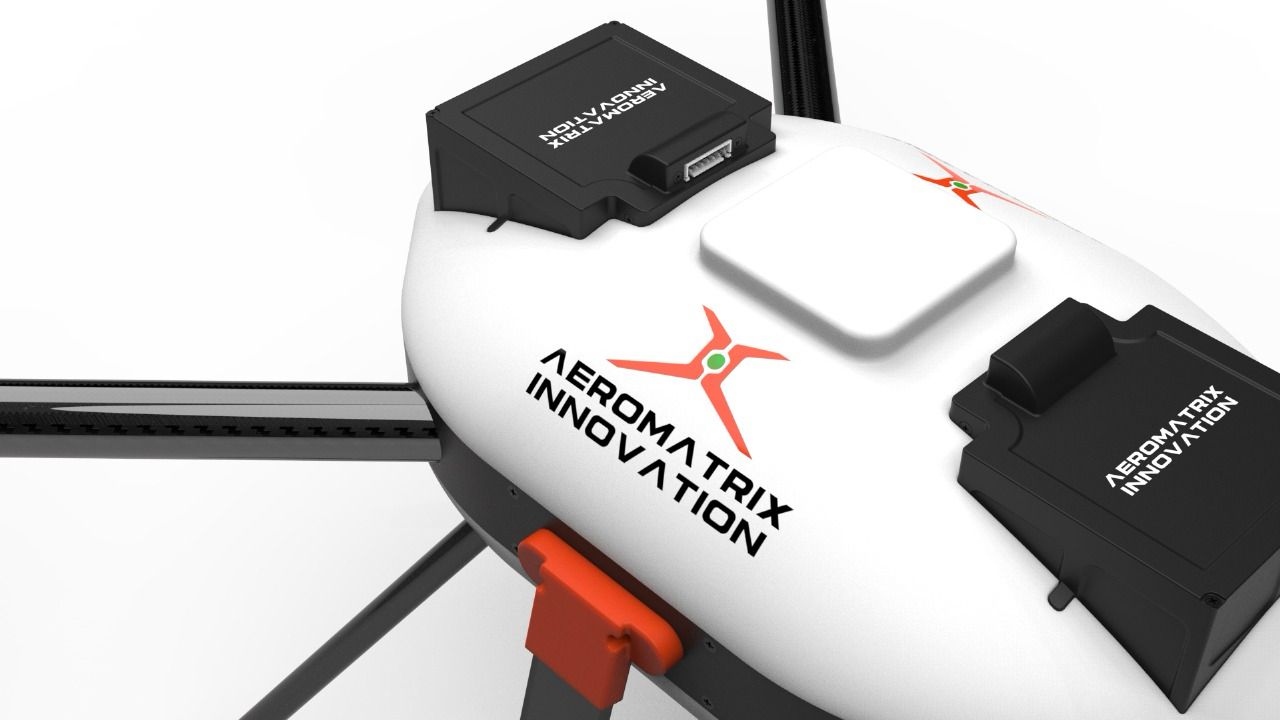 Aeromatrix Innovation Story: Team discussing drone technology